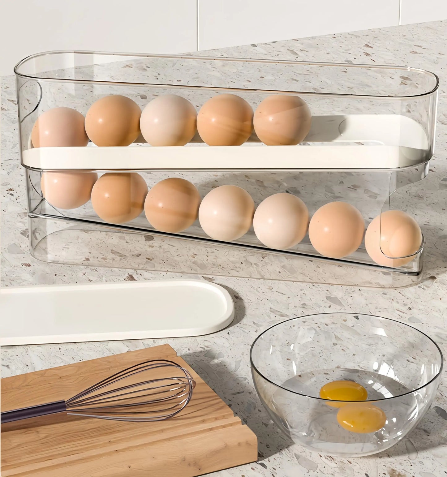 Rolling Fridge Egg Organizer