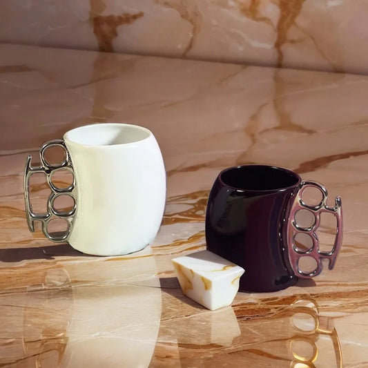 Brass Knuckle Mug