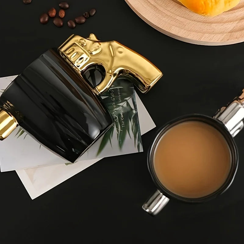 Revolver Handle Coffee Mug