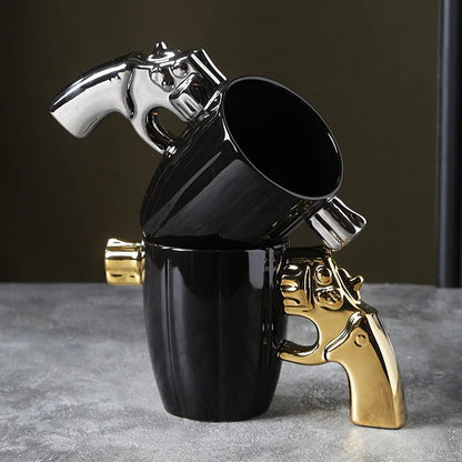 Revolver Handle Coffee Mug