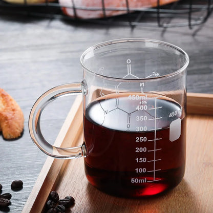 Caffeine Beaker Glass Mug