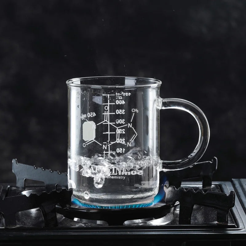 Caffeine Beaker Glass Mug