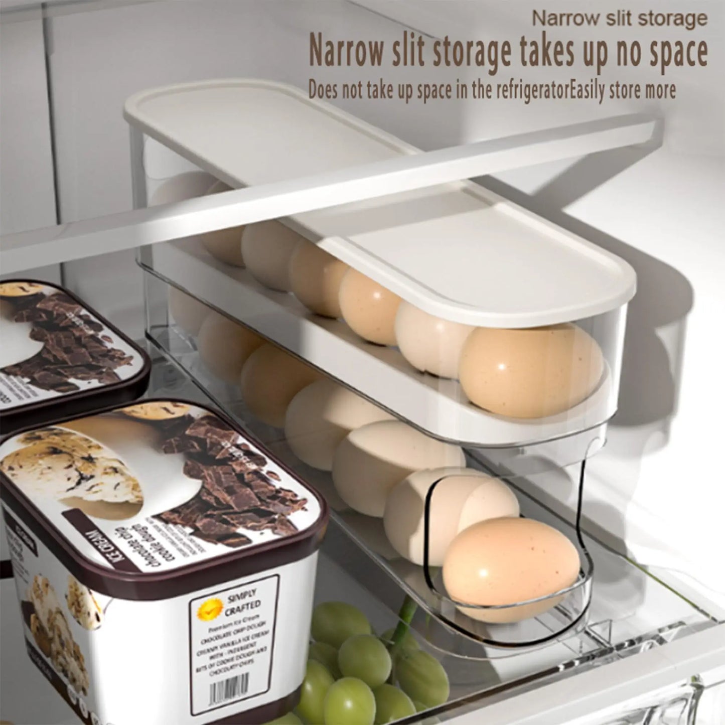 Rolling Fridge Egg Organizer