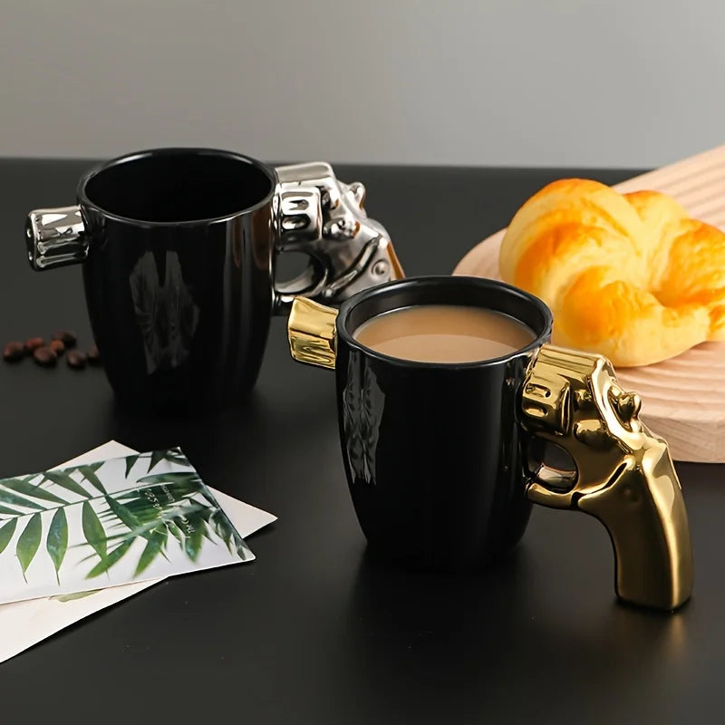 Revolver Handle Coffee Mug