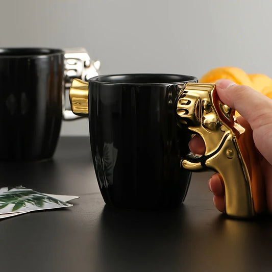 Revolver Handle Coffee Mug